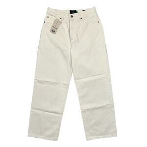 Dockers White High Rise Straight Fit Denim Jeans Womens 27 NEW